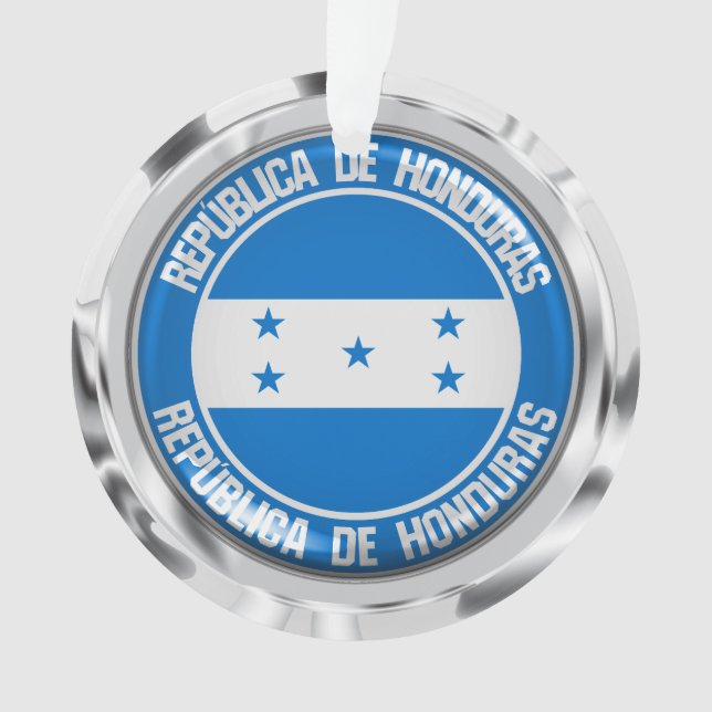 Honduras Round Emblem Ornament (Front)