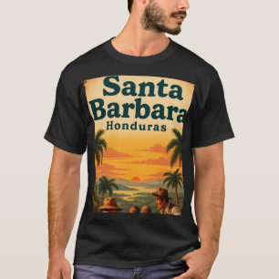 Honduras Santa Barbara Retro poster T-Shirt