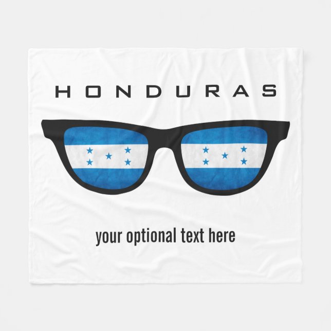 Honduras Shades custom fleece blankets (Front (Horizontal))
