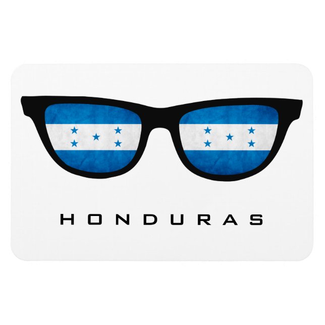 Honduras Shades custom text & colour magnet (Horizontal)