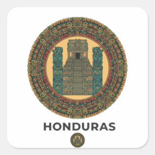 HONDURAS SQUARE STICKER