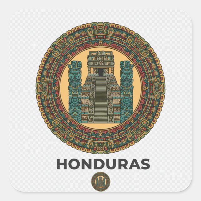 HONDURAS SQUARE STICKER (Front)