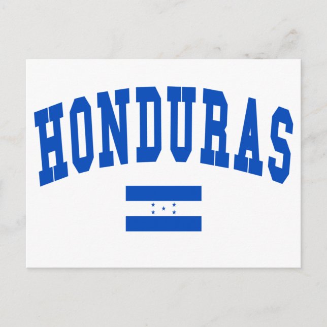 Honduras Style Postcard (Front)