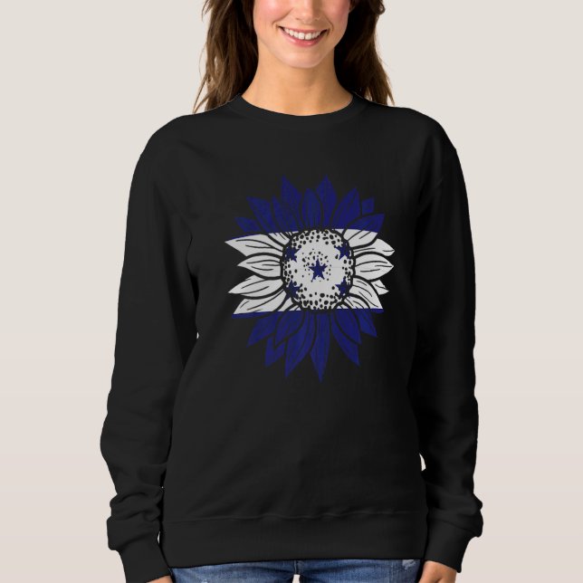 Honduras Sunflower Honduras Honduran   Sweatshirt (Front)