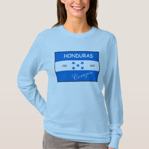 Honduras T-shirt de dama con manga larga