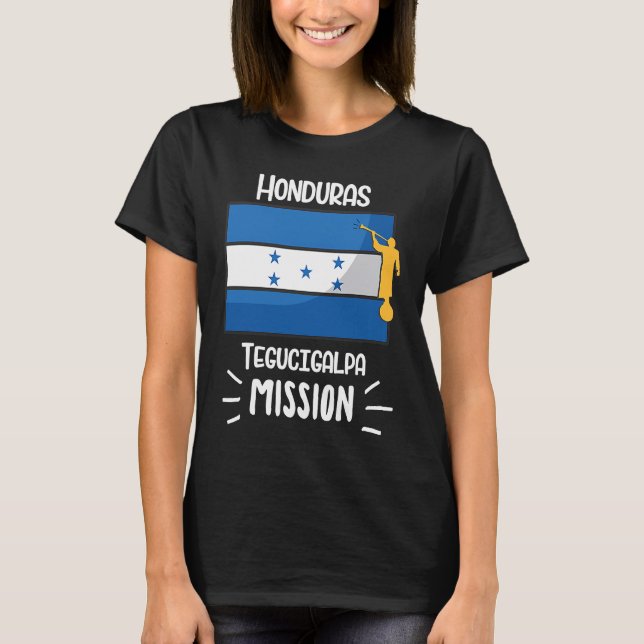 Honduras Tegucigalpa Mormon LDS Mission Missionary T-Shirt (Front)