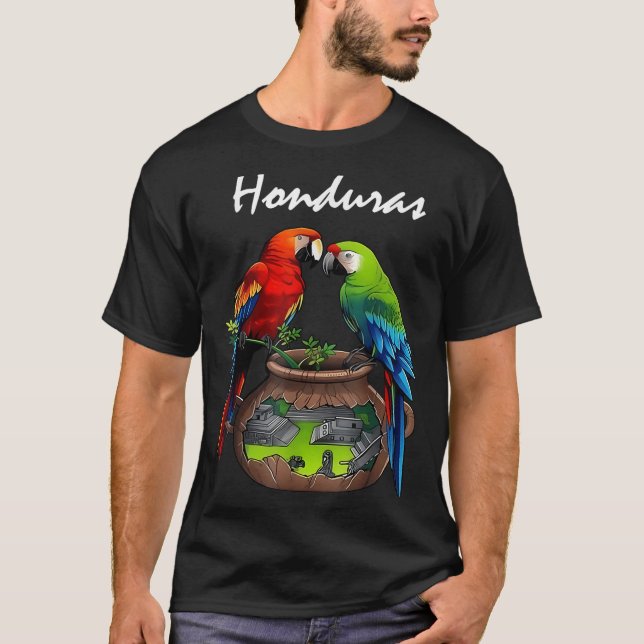 Honduras Trip Let Macaw Honduras Family Vacation  T-Shirt (Front)