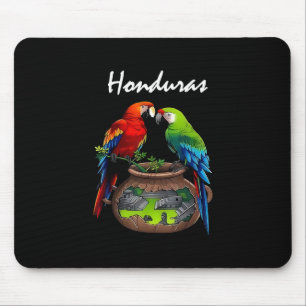 Honduras Trip Scarlet Macaw Honduras Family Vacati Mouse Pad