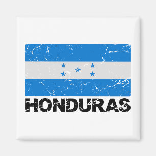 Honduras Vintage Flag Magnet