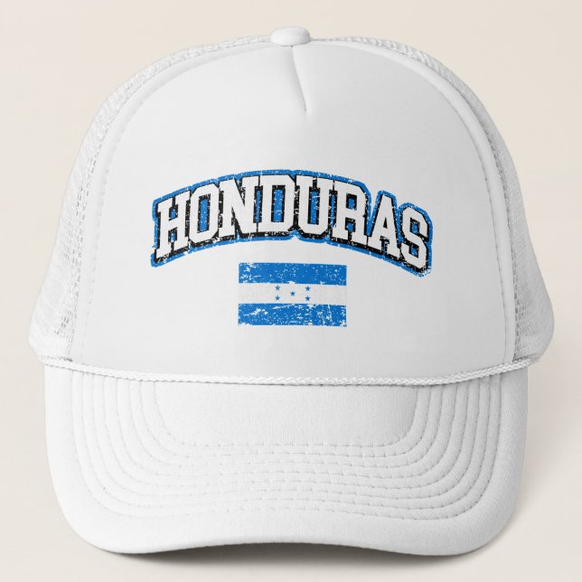 Honduras Vintage Flag Trucker Hat (Front)