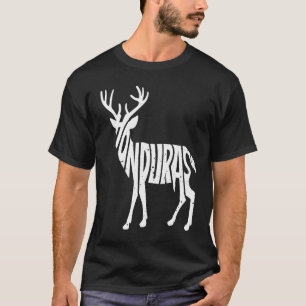 Honduras White Tailed Deer Word Animal T-Shirt