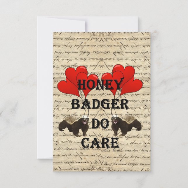 Hone badger do care (Front)