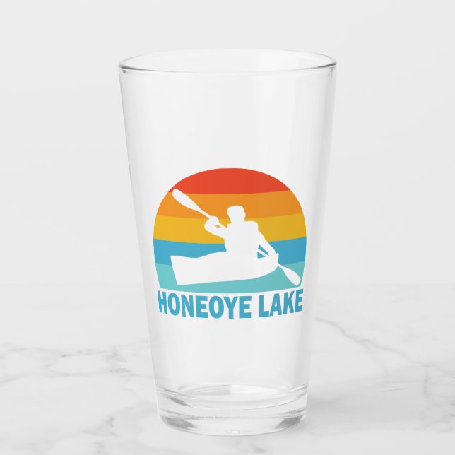 Honeoye Lake New York Kayak Glass (Front)