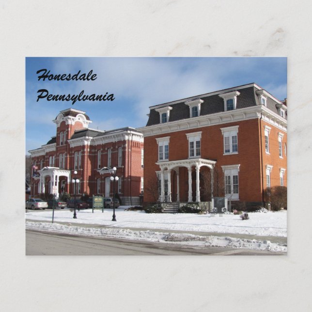 Honesdale Pennsylvania Postcard (Front)