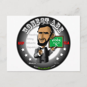 Honest Abe Postcard