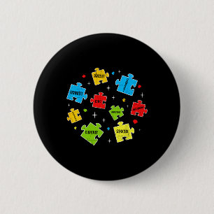 Honest Bright Special Autism 6 Cm Round Badge