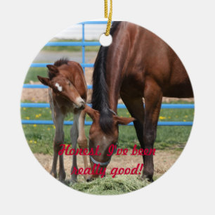 Honest I've been good! Ceramic Tree Decoration