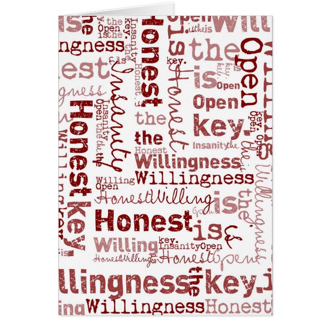 Honest Open Willing (Front)