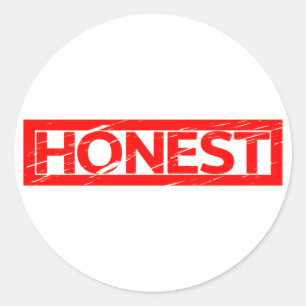 Honest Stamp Classic Round Sticker