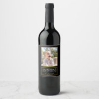 Honest Teacher Present Wine Label, Enjoy This