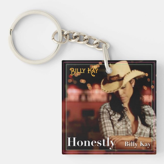 Honestly by Billy Kay CD Cover Square Keychains (Front)