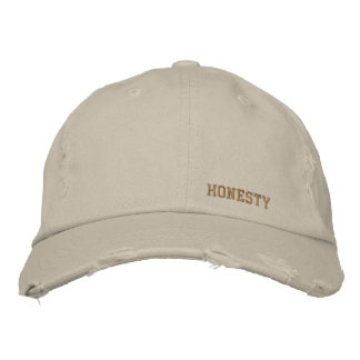Honesty Embroidered Hat