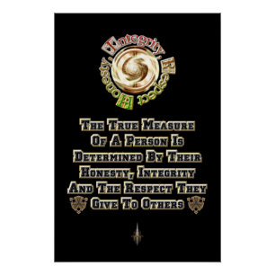 Honesty Integrity Respect MXT Poster