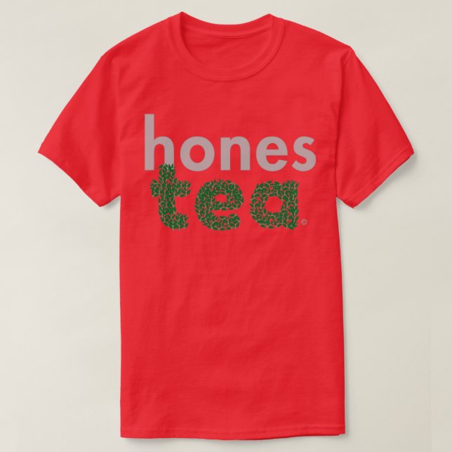 Honesty Tea Lovers grey T-Shirt (Design Front)