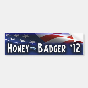 Honey Badger '12 - Election 2012 Bumper Sticker