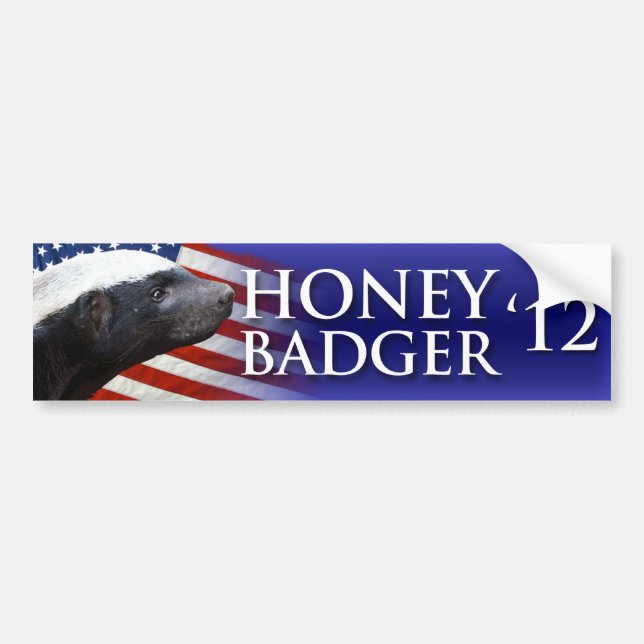 Honey Badger 2012 Bumper Sticker (Front)