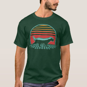 Honey Badger 80S Style Animal funny T-Shirt