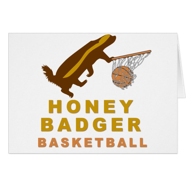 Honey Badger Basketball (Front Horizontal)