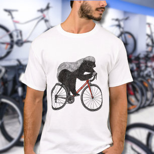 Honey Badger Bicycle riding T-Shirt