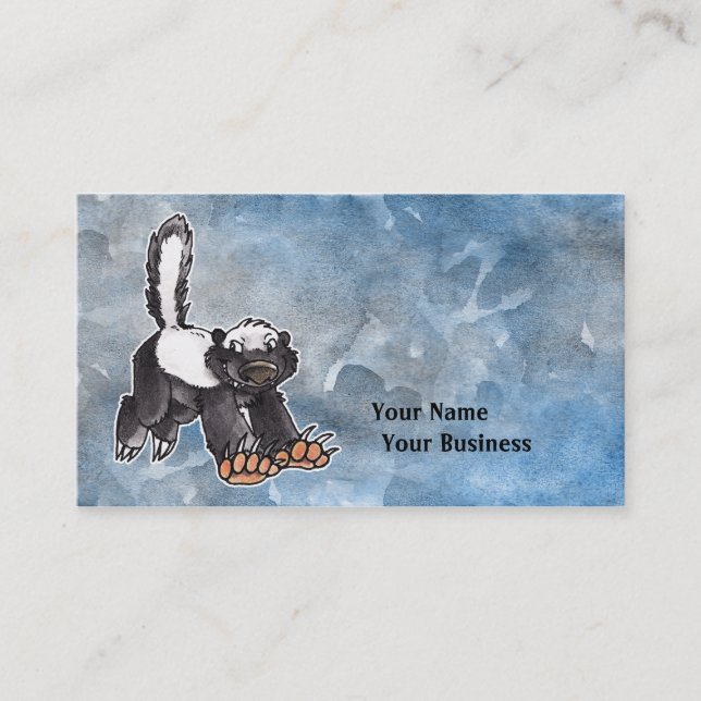 Honey Badger Business Card (Front)