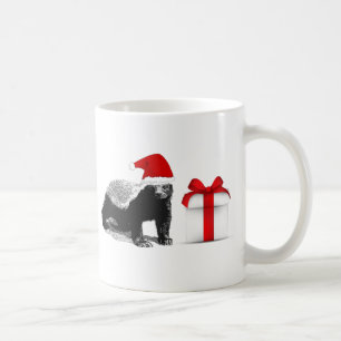 Honey Badger Christmas Coffee Mug