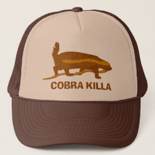 honey badger cobra killa trucker hat