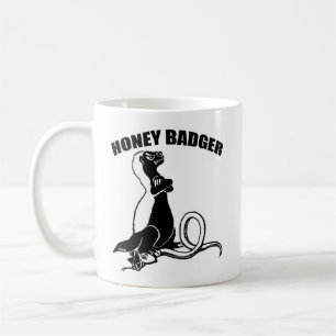Honey badger coffee mug
