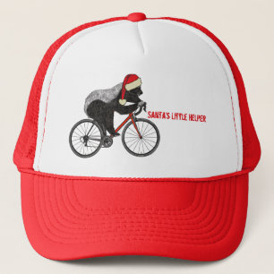 Honey Badger Cycling Funny Badass Festive Slogan Trucker Hat
