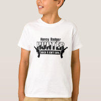 Honey Badger Hunter shirt - choose style & colour
