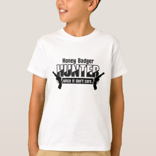Honey Badger Hunter shirt - choose style & colour