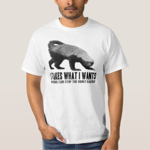 Honey Badger T-Shirts & Shirt Designs | Zazzle.com.au