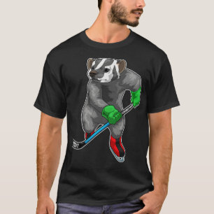 Honey badger Ice hockey Ice hockey stick T-Shirt