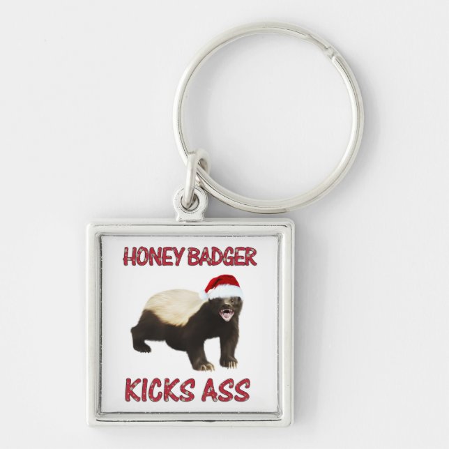 Honey Badger Kicks... Key Ring (Front)