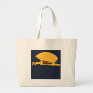 honey badger large tote bag