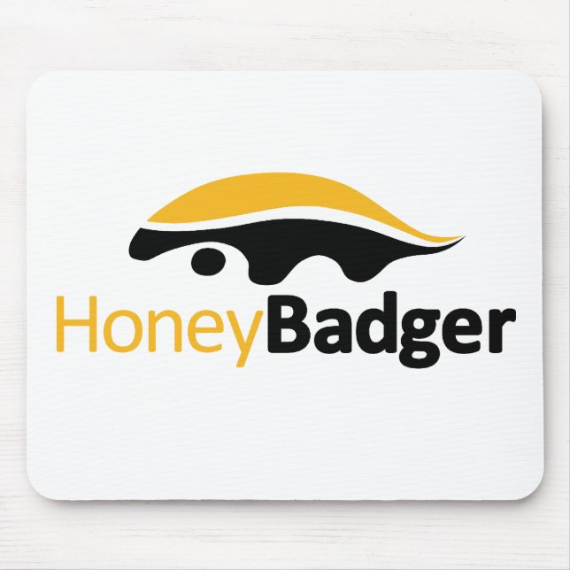 Honey Badger Logo Mouse Pad (Front)