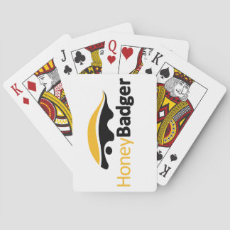 Honey Badger Logo Playing Cards