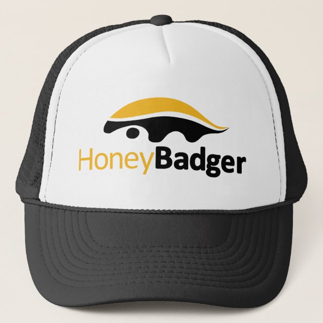 Honey Badger Logo Trucker Hat (Front)