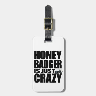 Honey Badger Luggage Tag
