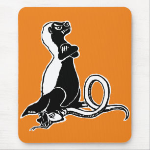 Honey badger mouse pad