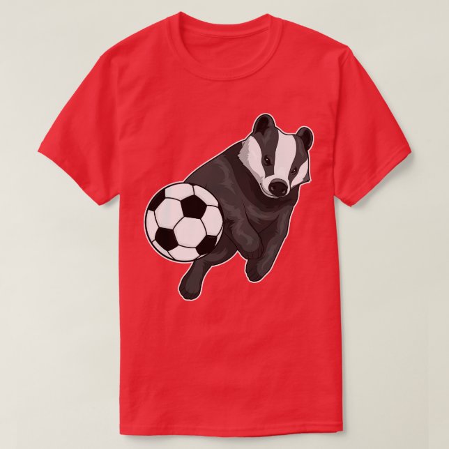 Honey badger player Soccer T-Shirt (Design Front)